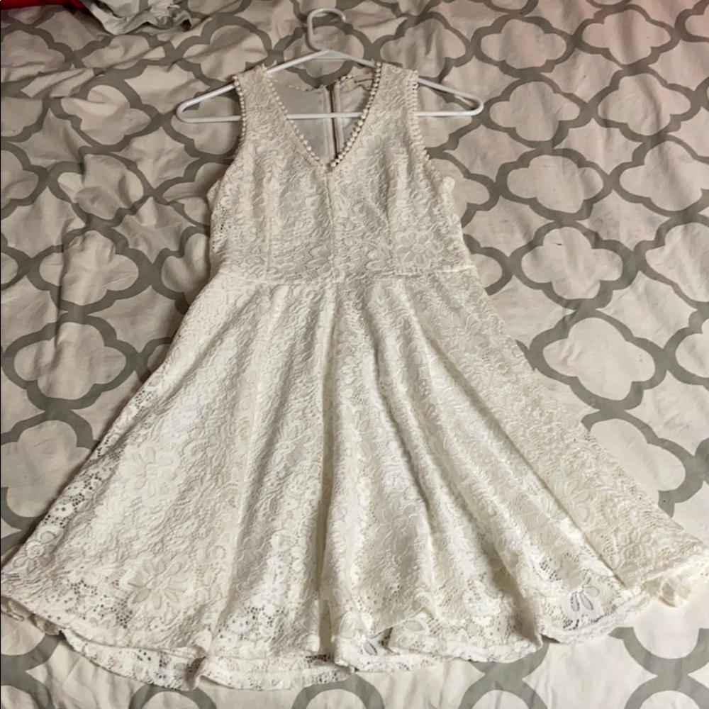 White Lace Francescas Dress Sz Small
